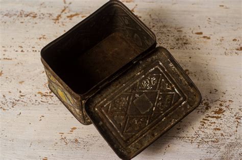 vintage metal boxes uk|old metal box.